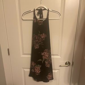 Black halter TOBI dress